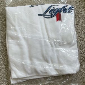 NWT - Rare Vintage 90s Michelob Light Beer Logo Promo T-Shirt Size XL